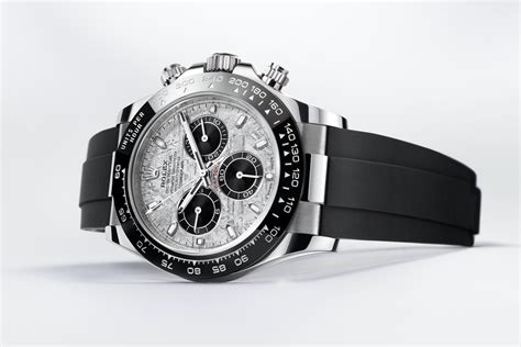 2021 rolex daytona meteorite|rolex daytona cosmograph white gold.